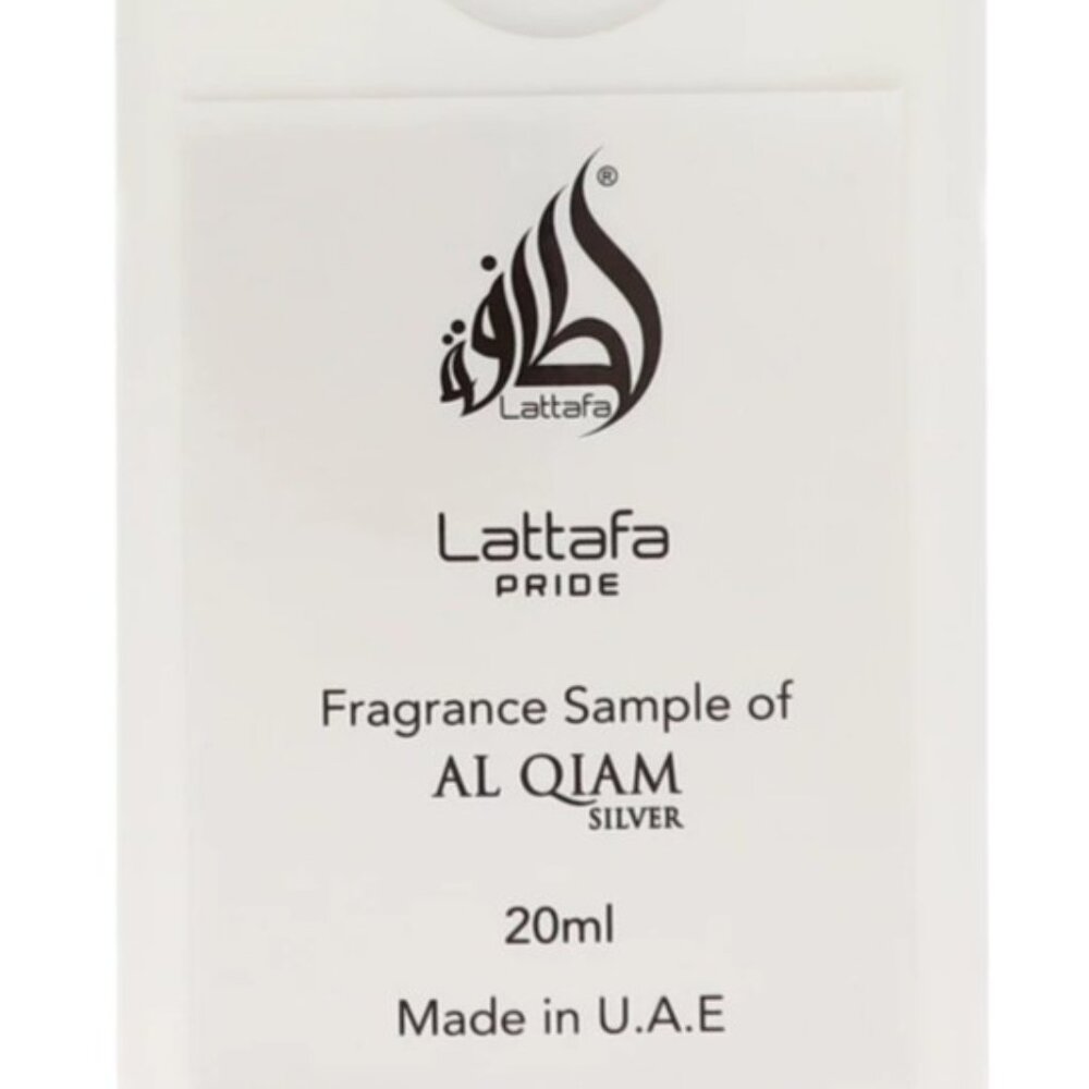 Lattafa Pride Al Qiam Silver 0.68 Eau De Parfum Spray (Unisex Tester) By Lattafa
